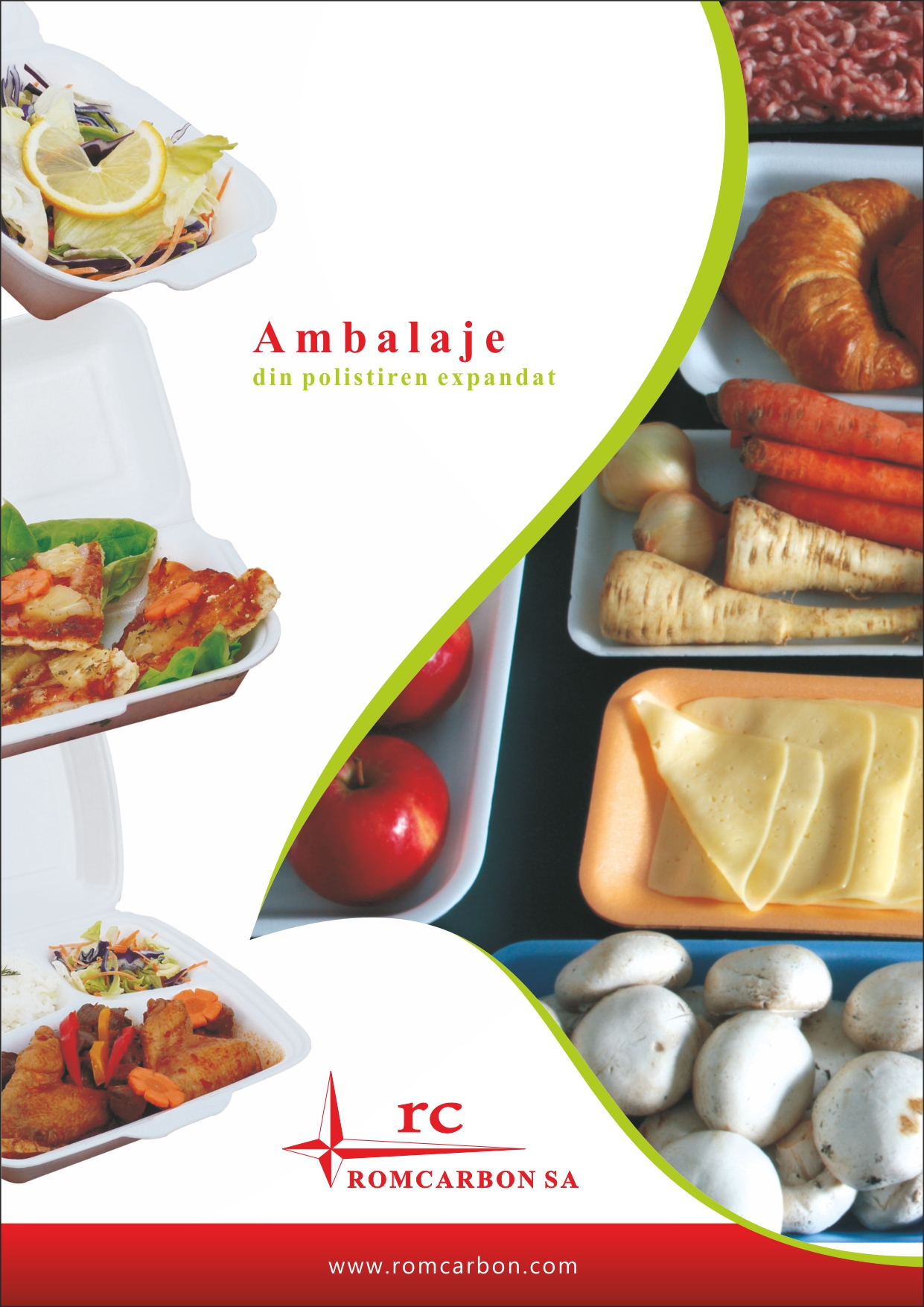 Brosura A3 Romcarbon - Ambalaje din polistiren expandat
